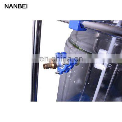 Pharmaceutical Lab Chemical Double Walled Glass Reactor photo-3