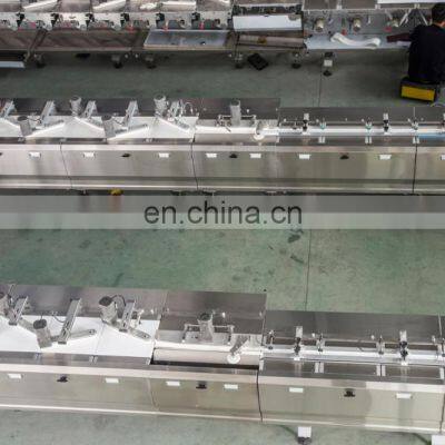 L1000T Automatic Horizontal Lifting Type 2 Lines Flow Crisp Cereal Bar Feeding and Snack Packing Machine Line photo-4