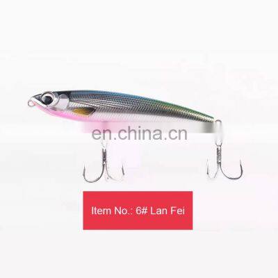 High Quality Pencil Floating Jump Minnow Plastic Jigging Lucana Hard Frog QUAN JI Fishing Lures Set photo-4