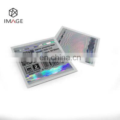 Квадратные голографические защитные наклейки с штрих-кодом и QR-кодом photo-2