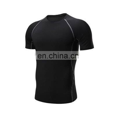 Custom 2020 fashion fitness sport in stock high quality mens Long Sleeve Compression Base-Layer running Shirts