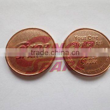 Competitive Price Durable Drink Silver Color Brass Token photo-6