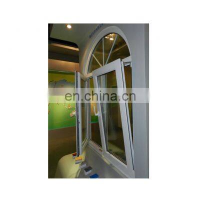 tlit & turn windows pvc/upvc profiles glass windows aluminium slidding windows