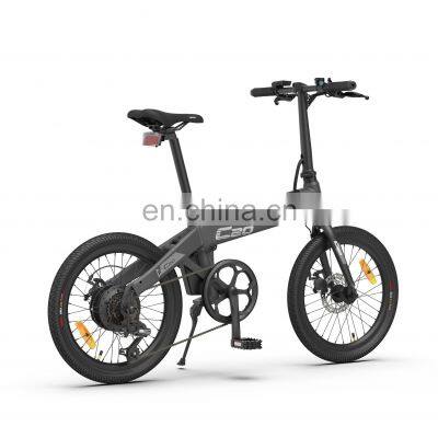 Xiaomi HIMO C20 Foldable Electric Bike 36v10ah 250w DC Motor City Ebike Light Electric Moped Pas Range 80km photo-2
