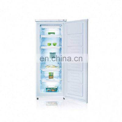 156L Manufactory Wholesale Solid Door No Frost Vertical Freezer Kitchen Fridge