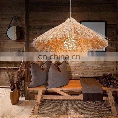 New Style Rustic Style Wicker Pendant Rattan Lampshade Woven Ceiling Light Lampshade High Quality Cheap WHolesale