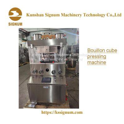 Bouillon cube press forming machine