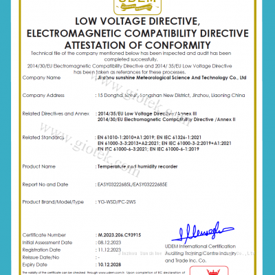 Temperature and humidity recorder