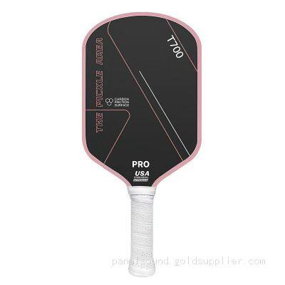 pink pickleball paddle T700 carbon fiber pickleball racket