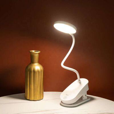 Children Desk Eye Protection Battery Rechargeable Reading Led Night Light Clip Lamp Table Led Child Table Lamp Factory photo-3