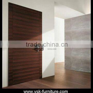 DO-072 Luxury Hotel Ebony Wood Door Design