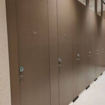 Waterproof New Design Waterproof 12mm Compact HPL Toilet Cubicle photo-3