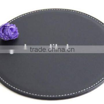 Customization embossed Leather Coasters