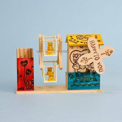 Colorful Music Windmill House Shape photo-2