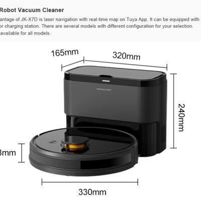 PUREROBO X7-D Robot Vacuum Cleaner With APP & Remote Control 3 In 1 Wet Dry Mopping & Sweeping & Vacuum Dust Automatic Dust Collection Function photo-5
