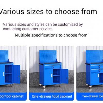 Mobile Mechanic Tool Cart for Los Angeles Auto Repair Shops, Rolling Steel Tool Chest With 4-Inch PU Casters and Ergonomic Push Handle, Factory Direct photo-5