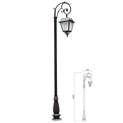 Landscape Lamp WD-T237-A | Stainless Steel Lamp Head | CFL E27 | Fashionable Design | IP55