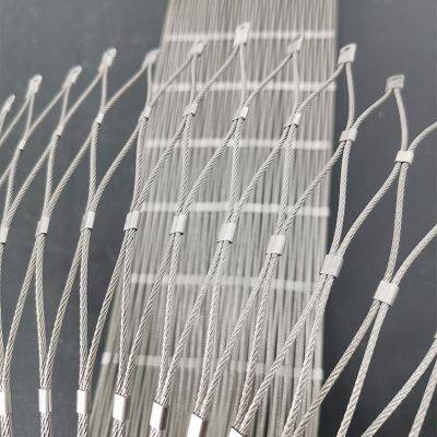 Архитектурный сетчатый трос из нержавеющей стали 304L - Простой узор плетения