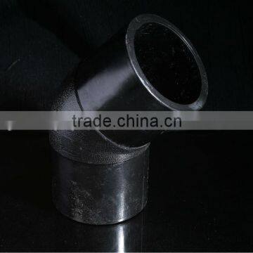 Black low price HDPE Pipe Fittings 45 Degree Elbow