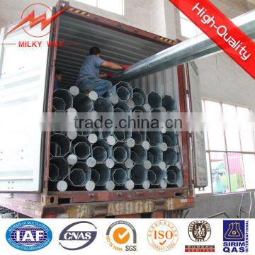 electric lighting steel poles