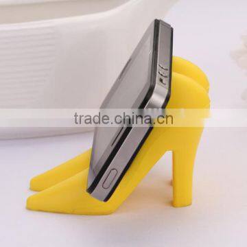 HOT selling silicone High-heeled Shoes mobile phone holder