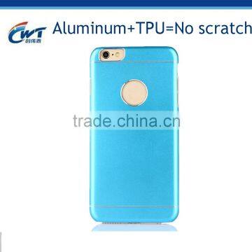 Factory Wholesale Price Slim Aluminum Transparent TPU For Iphone 5/6/6S Case Clear photo-2