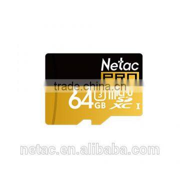 Netac High Speed 64GB C10/ U3 memory card with Good Quality