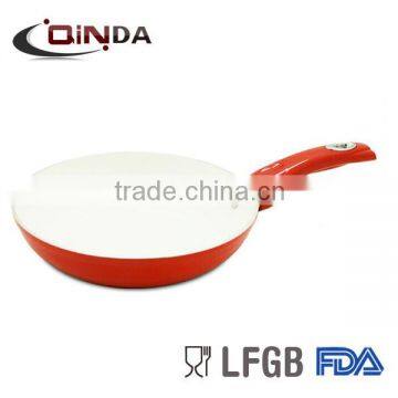 Aluminium red ceramic coated baking pan QD-FC036