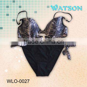 2014 ladies newest metallic bikini swimwear