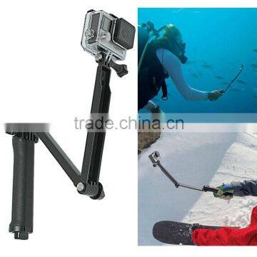 3-Way Adjustable Bracket Hand Grip Arm Action Camera Mount For HD Sports Camera