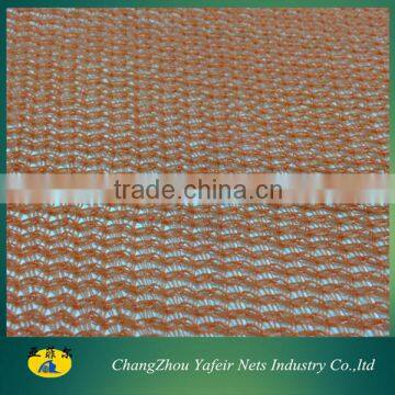 100% hdpe plastic 200gsm orange safety net exported to German