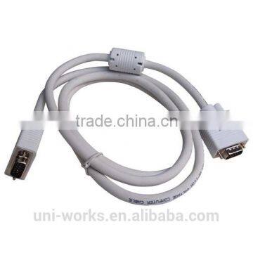 15pin White LCD 3+4 VGA Cable photo-4
