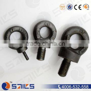 china hardware black carbon steel bs type collar eye bolt