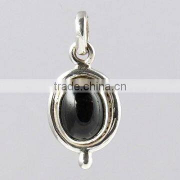 Artisan Black Star 925 Sterling Silver Pendant, Gemstone Silver Jewelry, Handmade Silver Jewelry photo-6