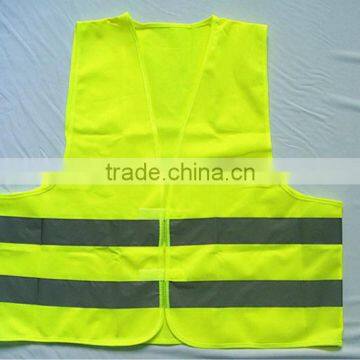 100% Polyester Hi- Vis Green Safety Vest Working Uniform photo-3