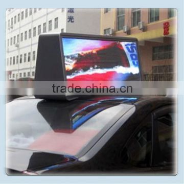 weather proof wireless Led taxi sign cabinet display