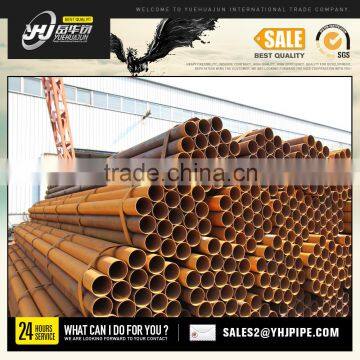 ERW welded steel tube mild steel pipes black steel pipe