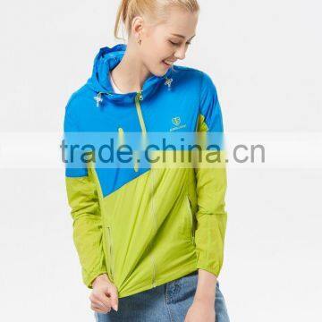 Female spring summer breathable anti sunburn jacket Outdoor sport wear