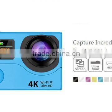 2016 Best Price! 4K Video Dual Screen WiFi Waterproof Sport Camera--DV-25 photo-2