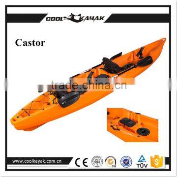 Cool kayak 3.78m length PE material no inflatable plastic fishing boat                        
                                                Quality Choice
                                                    Most Popular