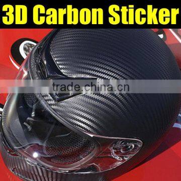 Black car self-adhesived 3D carbon fiber vinyl wrap film