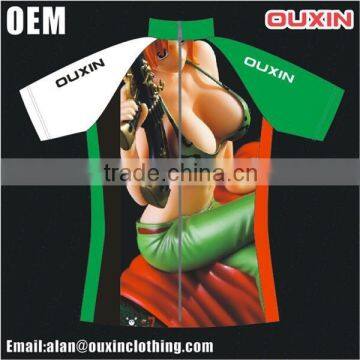 Sublimation china custom cycling jersey