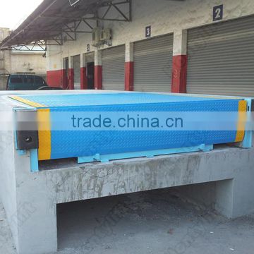 6000 kg load hydraulic dock leveler loading dock ramp leveler