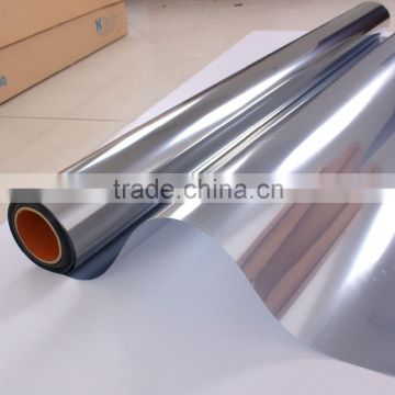 Metalized privacy protection one way vision mirror aluminizing film building solar window film with Chinese supplier