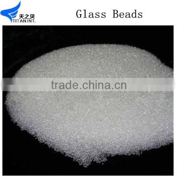 Road making/polishing/blasting material--glass beads