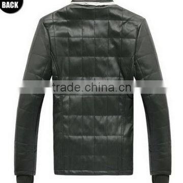 Top quality antique 2015 shiny down jacket men