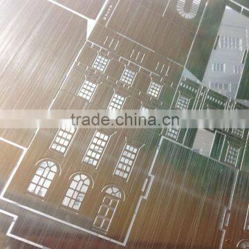 Stainless steel tiny model kit for bridge