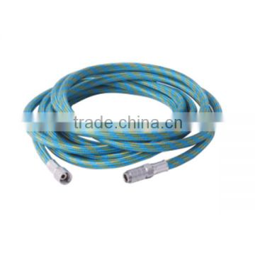 Braided Air Hose with 1/8" Fittings on Both Ends -With Quick Release Adapter Fitting- Airbrush Hose 1.8m