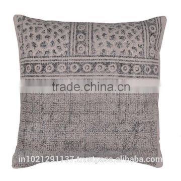 Natural Fibres Printed Cushion Cover