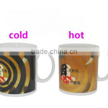 300ml unique product normal shape magic photo procelain coffee and tea mug